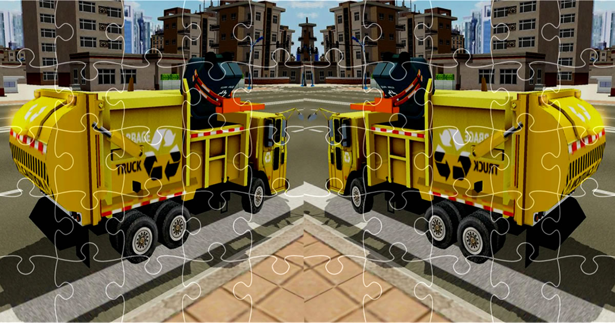 Garbage Trucks Jigsaw